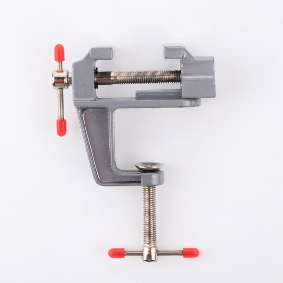 BESTYASH Compact Workbench Vise Made from Cast Aluminum with Steel Handle for Lightweight Woodworking