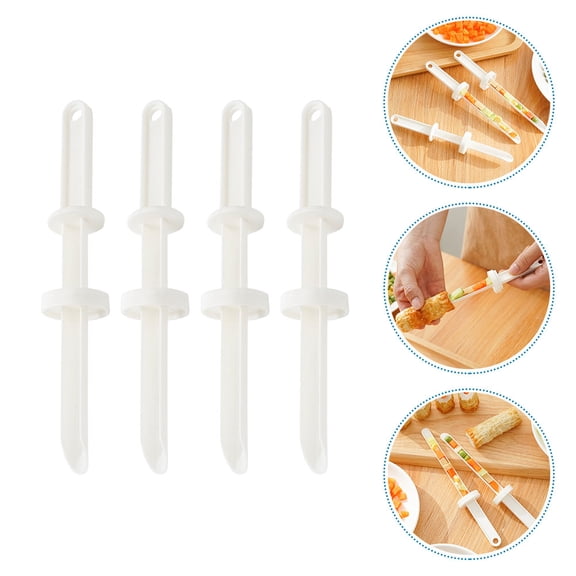 BESTYASH Convenient Handheld Food Injector for Daily Use Safe and Washable PP Material White Pieces