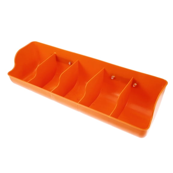 BESTYASH Convenient Mountable Feeder Multi-Slots Farmhouse Livestock Feed Container