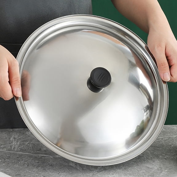 BESTYASH Cookware Pot Lid Bakelite Prevent Food Overflow for Home Cooks 1Pcs