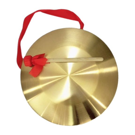 BESTYASH Copper Gong Drum Percussion Instrument with Mallet for Stage Performance, Music Practice, Concerts, and Home Use