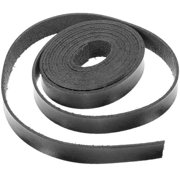 BESTYASH Craft Black PU Strip for DIY Leatherworking Projects Durable and Practical Material