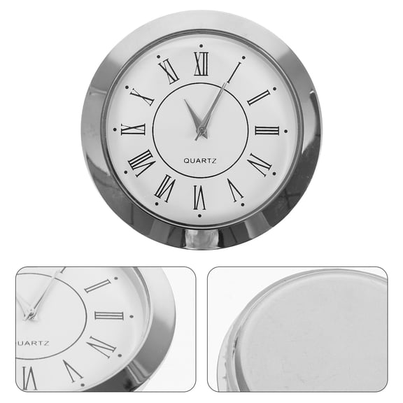 BESTYASH Craft Clock with Clock Dial Alloy Vintage Style for DIY Projects 1Pack
