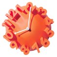 BESTYASH Creative Fashion Wall Clock Orange Simple Design Silent ...