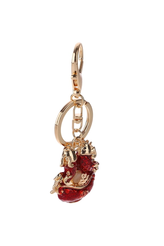 Red Keychain Pendant Chinese Style Bag Ornament and Key Holder Accessory