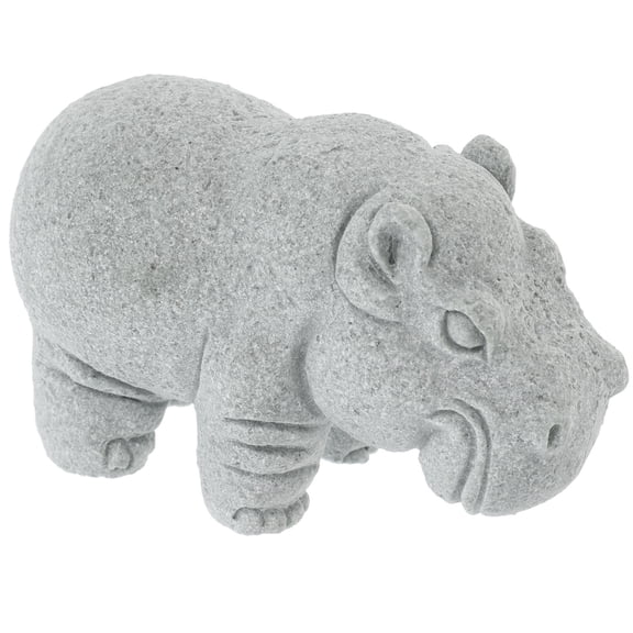 BESTYASH Stone Hippo Figurine Multi-Color for Aquarium Decor Lively Touch