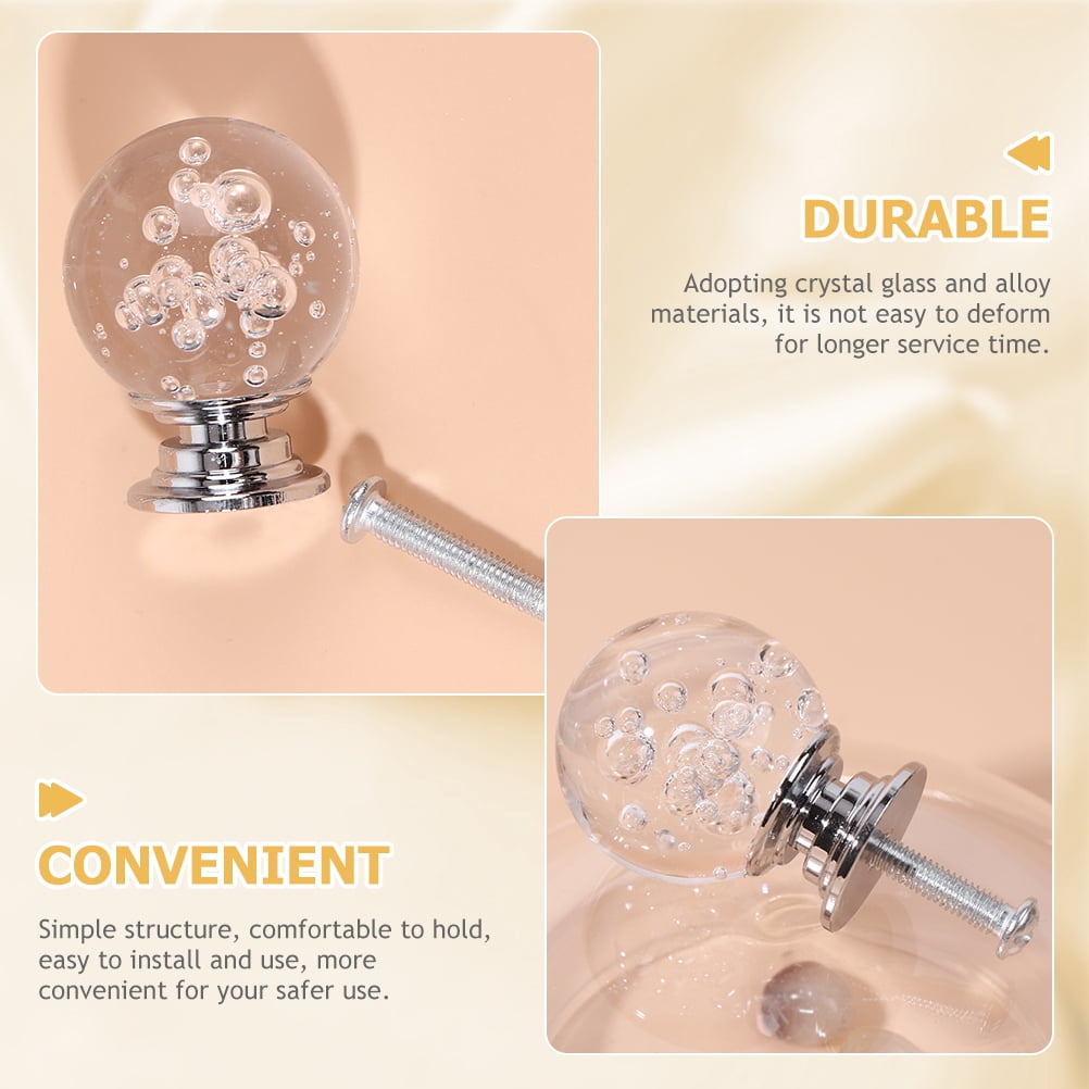BESTYASH Crystal Furniture Knobs Alloy Base Assorted Color for Door ...