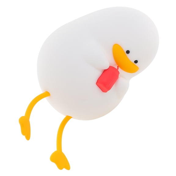 BESTYASH Duck Shaped Night Light, White, Tap Adjustable, Adorable for Home Decor