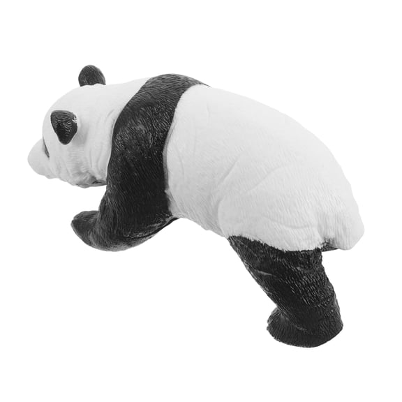 BESTYASH Charming Soft Rubber Panda Sculpture for Patio Asian Bamboo Grove Decor
