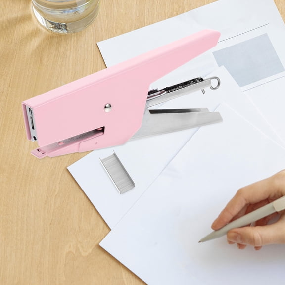BESTYASH Home Office Stapler Reusable Stapler Metal Macaron Color 1Pack