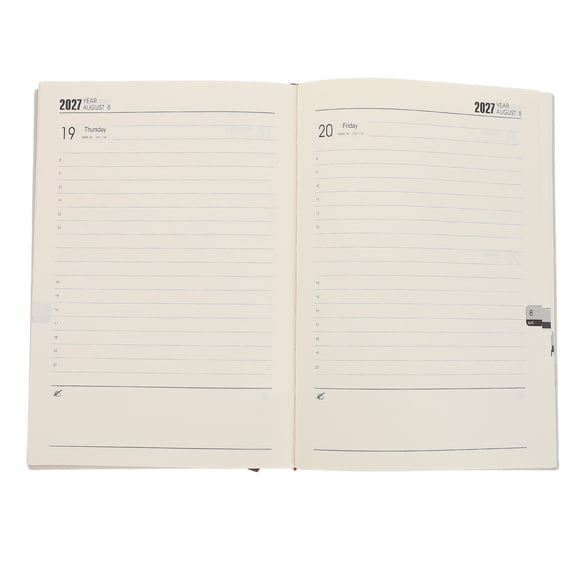 BESTYASH 2027 Daily Planner Notebook with Clear Date Navigation and Smooth Writing Paper for Organized Scheduling