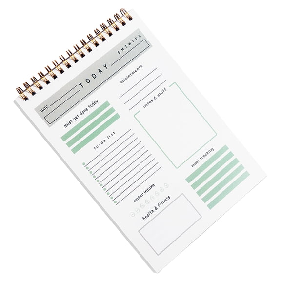 BESTYASH Stylish Multi-Color Daily Planner Notebook Spiral Bound for Office, Task Scheduling and Time Management