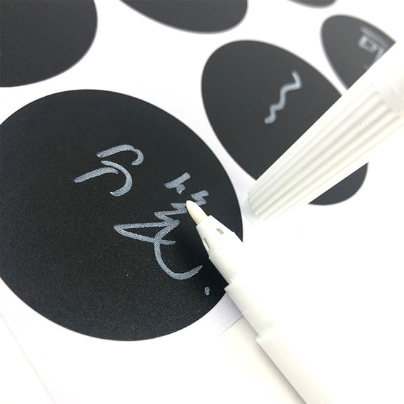 BESTYASH Creative Black PVC Chalkboard Pantry Stickers Decorative Labels for Kitchen Organization