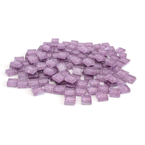 BESTYASH Decorative Glass Tiles Assorted Clear Multicolor Premium Glass Cubes for DIY Projects