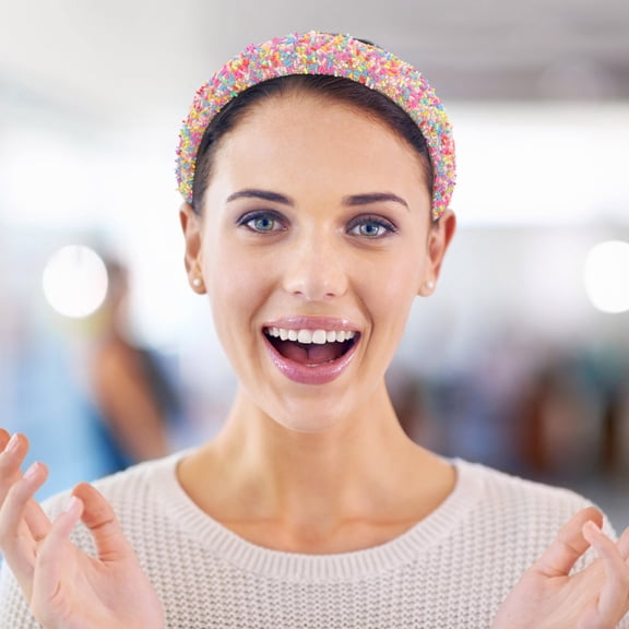 BESTYASH Candy Headband Multi-Color Soft Filling Cotton and Plastic for Decor