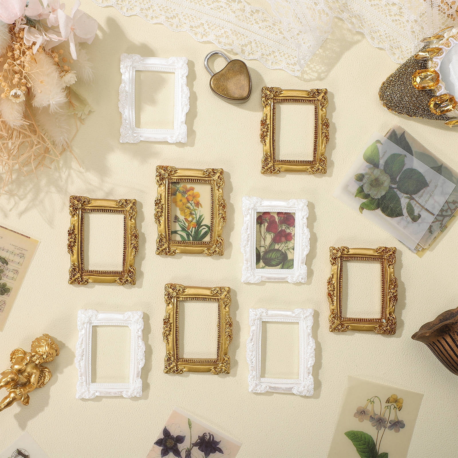 Cocktailes Reception Frame BESTYASH Decorative Resin Photo Frame Props Assorted Color for Display ...