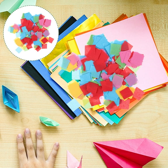 BESTYASH Decorative Tissue Paper Squares Craft Supply for Birthday Confetti and Table Decoration