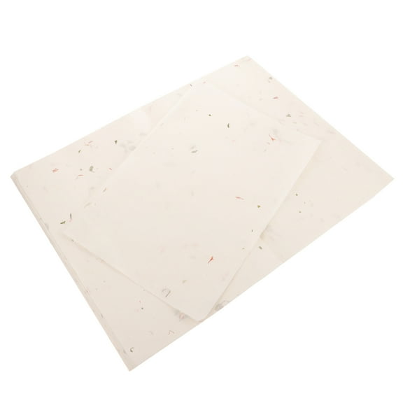 BESTYASH Decoupage Rice Paper for Crafts, Chinese Art Paper Beige, 50 Sheets for Scrapbooking and Projects