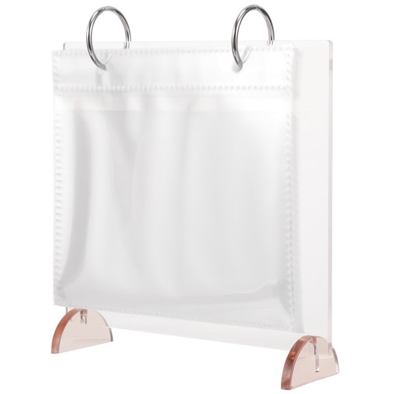 BESTYASH Desk Photo Display Frame Album with Dual Side Pockets for Landscape and Family Photos