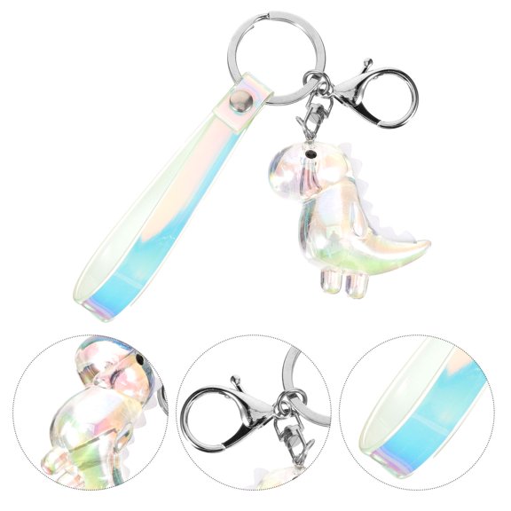 BESTYASH Dinosaur Toy 1Pc Acrylic Cartoon Design Keychain for Students