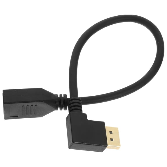 BESTYASH Black Display Port Cable Extension Male to Female for Pc and Monitor Connection