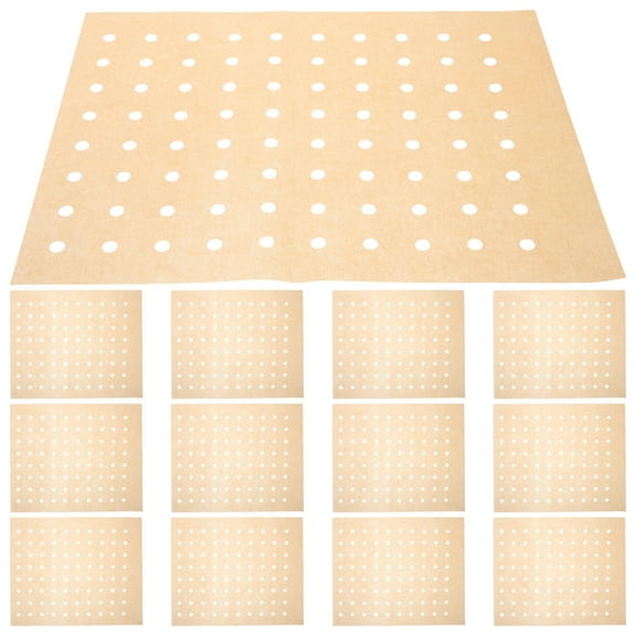 BESTYASH Disposable Perforated Air Fryer Paper Liners, and for Baking, Grilling, and Easy Cleanup