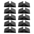 Acrylic Panel Point Support BESTYASH Dog Panel Support Feet ABS Black for Pet Barrier Stabilization ...