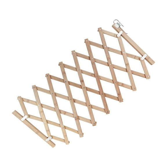 BESTYASH Dog Safety Gate Wooden Pet Isolation Fence Door 1Set