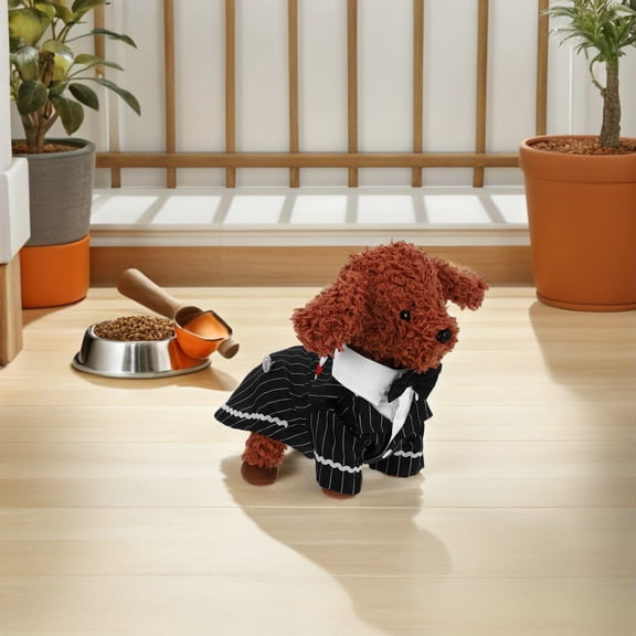 BESTYASH Dog Tuxedo Suit with Bowtie Black Formal Pet Costume for Wedding Party and Birthday Events