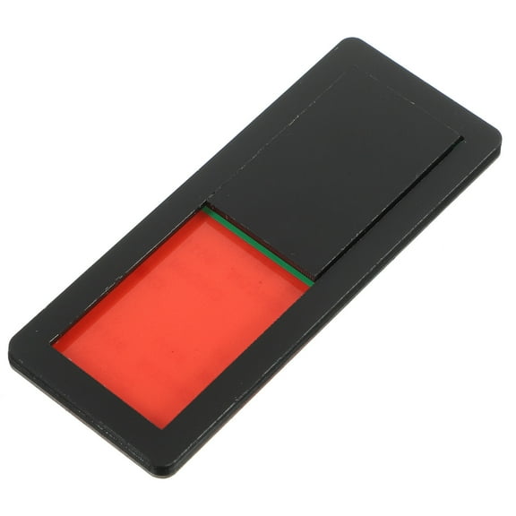 BESTYASH Black Sliding Door Privacy Sign for Office Conference and Restroom Use