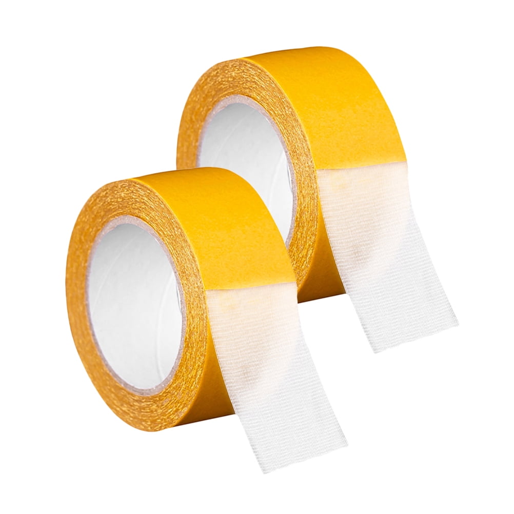 BESTYASH Heavy Duty Double Sided Tape, Strong Adhesive Golden Mesh Mounting Tape, Removable for Home and Office Use