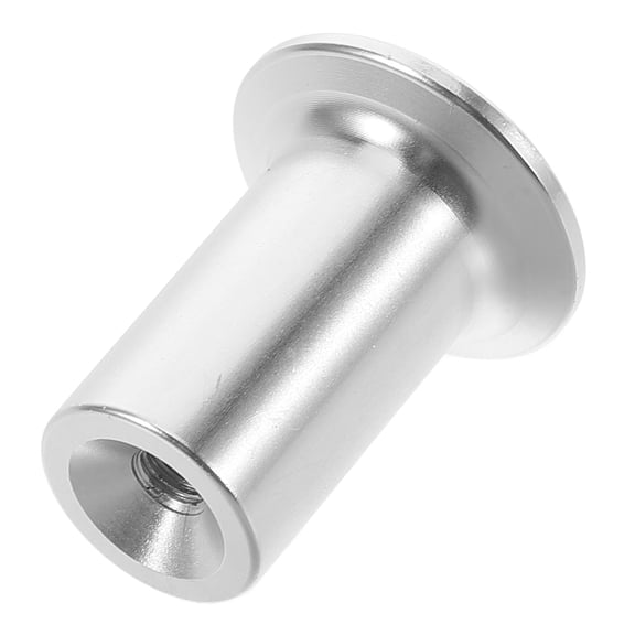BESTYASH Drift Button Knob Aluminum Handbrake Cover Silver Round Emergency Brake Car Enthusiasts 1Set