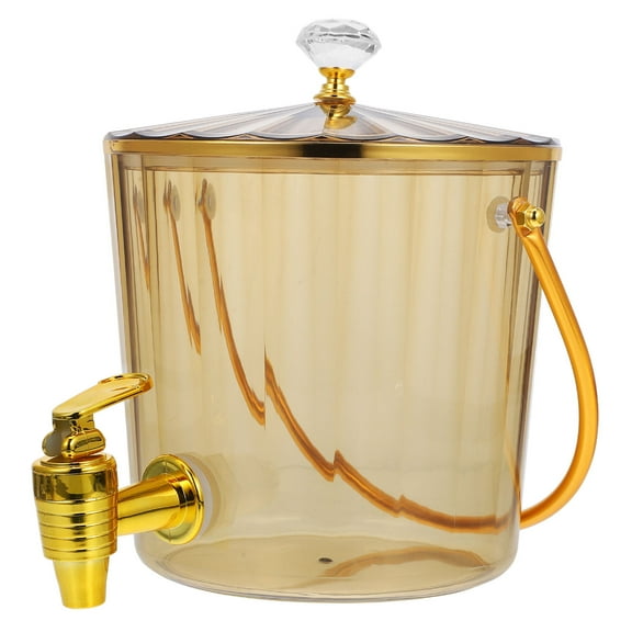BESTYASH Plastic Drink Dispenser with Lid and Spigot, Large Beverage Container Perfect for Parties, Outdoor Events, and Home Use