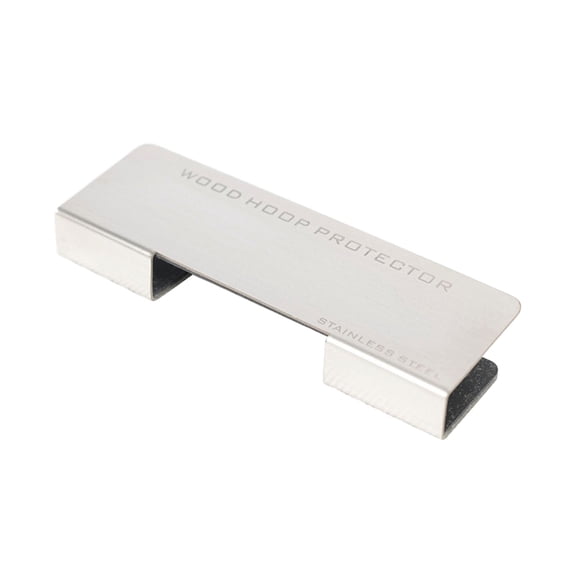 BESTYASH Drum Hoops Damper Silver Metal Wood Hoop Protector Durable Drum Tool Accessory