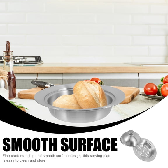 BESTYASH Stainless Steel Dumpling Steamer with Smooth Steaming Tray, Ideal for Small Gatherings, 1 Piece