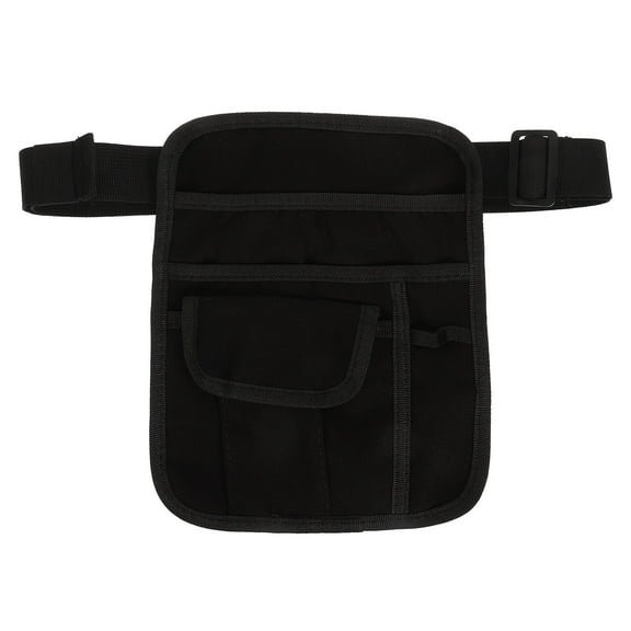 BESTYASH Black Apron Money Pouch for Servers - 1 Set, Ideal for Restaurant Use