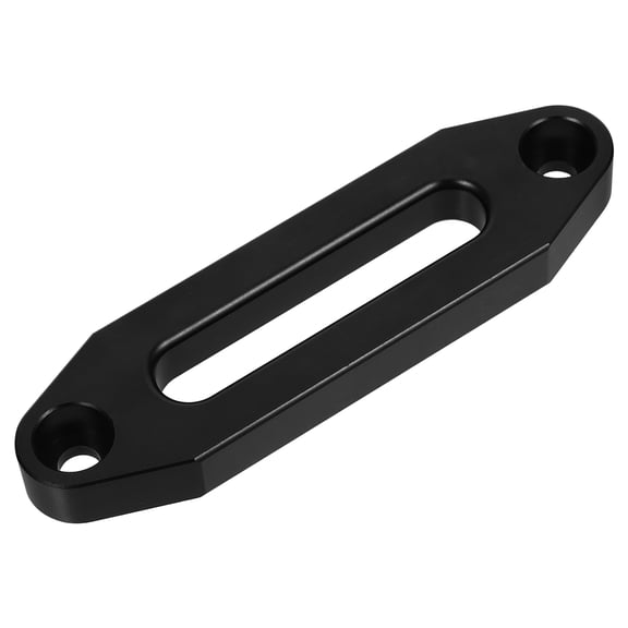 BESTYASH Durable Black Aluminum Winch Fairlead Roller Guide for Vehicle Towing and Repair Work Applications