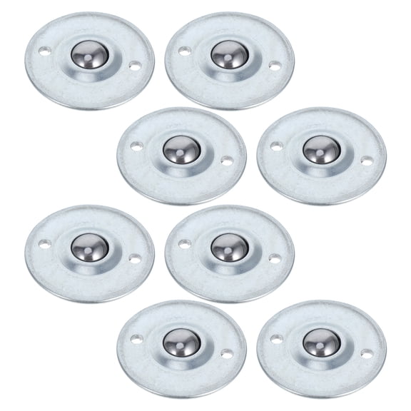 BESTYASH roller bracket set Universal Roller Carbon Steel Silver 8Pcs