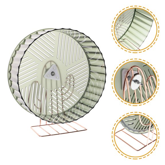 BESTYASH Durable Green Exercise Wheel for Hamsters and Small Pets Active Fun Spot
