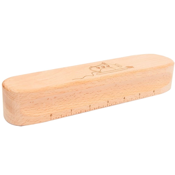 BESTYASH Durable Light Yellow Wood Tailor Clapper Sewing Tool Perfect for Quilting and Crafting Projects 10.5 Inch