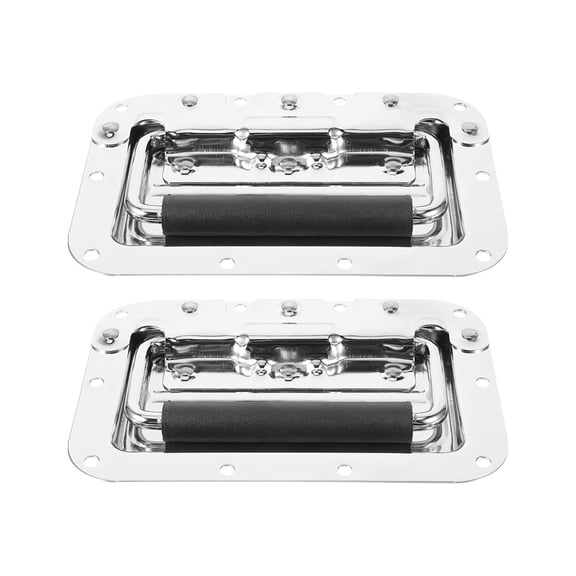 BESTYASH Spring Loaded Metal Handle for Flight Storage Case Toolbox Cabinet Furniture