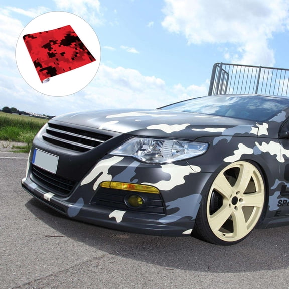 BESTYASH Durable Red Glossy Car Vinyl Film Sticker for Interior Trim Cover and Car Modification