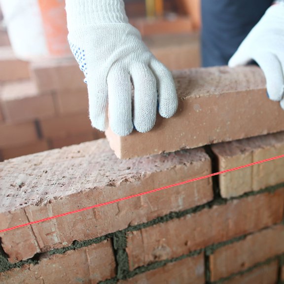 BESTYASH Durable Red Nylon String for Masonry Jobs Construction String Line for Building