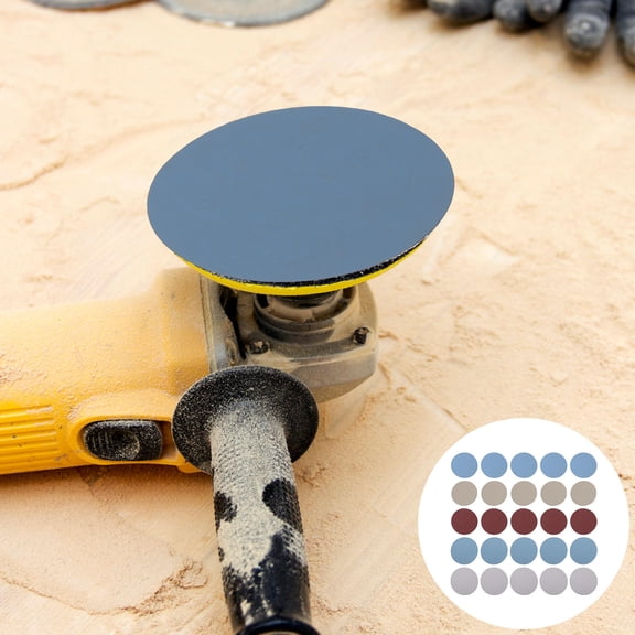 BESTYASH Durable Self-Adhesive Sandpaper Assorted Color Round Disc Sandpaper for Efficient and Metal Grinding