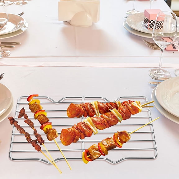 BESTYASH Heavy Duty Stainless Steel Wire Rack for Grilling and Roasting, BBQ Cooking Accessory