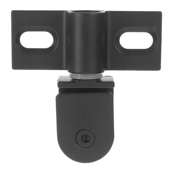 BESTYASH Durable Stainless Steel Pivot Hinges for Shower Glass Doors Black Finish with Two Way Opening