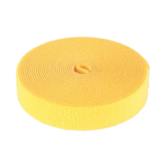 BESTYASH Heavy-Duty Yellow Wire Strap with Hook and Fastener for Secure Cable Tying and Organization