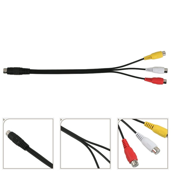 BESTYASH Easy Connection Video Adapter Cable Replacement for Car with Hd Video Transmission
