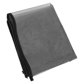 BESTYASH Black Zipper Pet Screen Door for Cats and Dogs, Easy to Install Closure and Ventilation