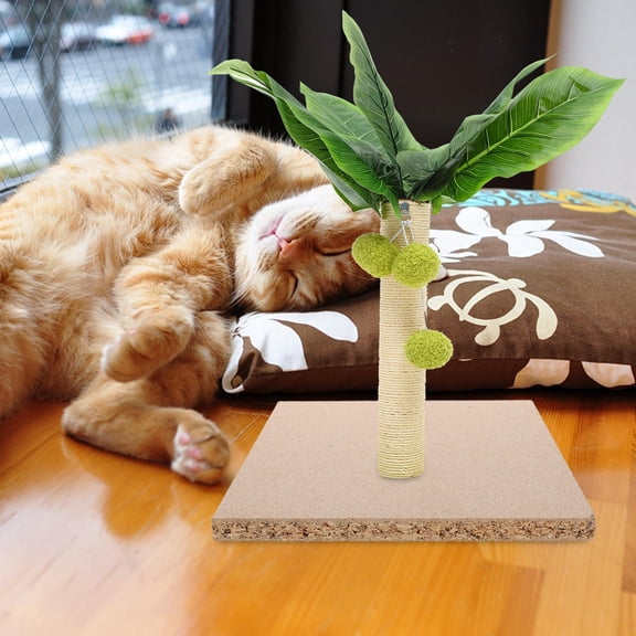 BESTYASH Replaceable Cat Shelf Cat Scratching Post Platform Indoor Use 1Pack